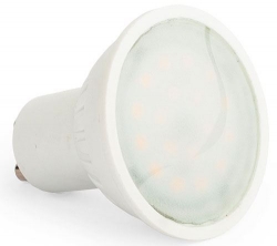 LED žárovka GU10, 10xSMD2835, 230V/7W, bílá, stmívatelná