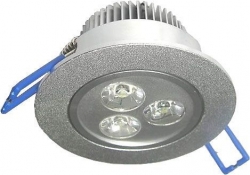 LED podhledové svítidlo EPISTAR, 3xLED, 230V/3W, bílá 6000K