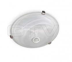 Stropní světlo - disk s PIR čidlem, 230V/2x40W