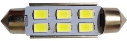 Žárovka LED SV8,5-8 sufit 36mm 12V/2W bílá