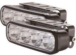 DRL - Světla pro denní svícení DRL12-1W, 4xLED, 12/24V