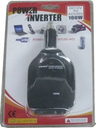 Měnič CARSPA 12V/230V 100W, USB