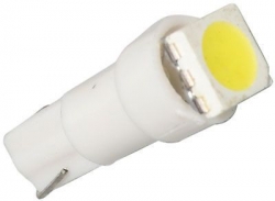 Žárovka LED T5 12V/0,3W bílá