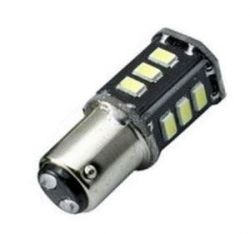 Žárovka LED BaY15D 12V /3,5W, bílá, CANBUS, 18xSMD5730