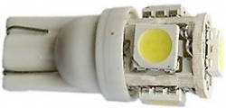 Žárovka LED T10 12V/1W bílá, 5xSMD5050