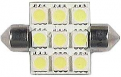 Žárovka LED SV8,5-8 sufit 39mm 12V, bílá