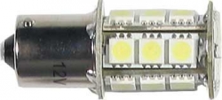 Žárovka LED Ba15S 12V/3W bílá, 18xSMD 5050