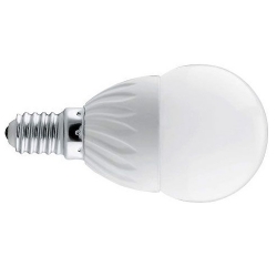 LED Žárovka E14C45 koule, bílá, 230V/3,5W