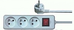 Prodlužovací přívod 5m-3x10A, vypínač