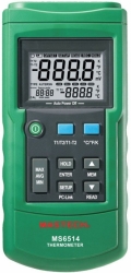 Teploměr MASTECH MS6514 duální, USB, datalogger