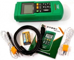 Teploměr MASTECH MS6514 duální, USB, datalogger