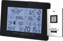 Meteostanice WH5019, černá