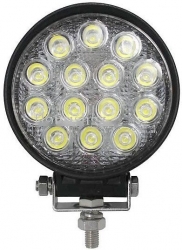 LED pracovní přídavné světlo, 10-30V/42W, kulaté