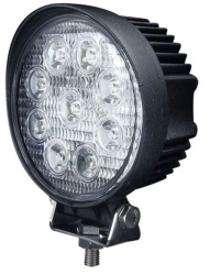 LED pracovní přídavné světlo, 10-30V/27W, kulaté