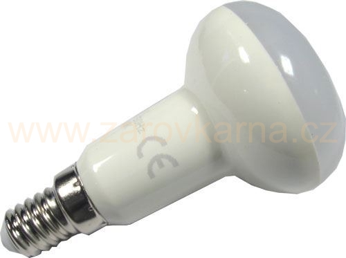 Žárovka LED E14 R50 reflektorová, 230V/6W, bílá