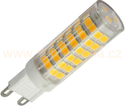 LED žárovka G9, 75x SMD2835, 230VAC/4,5W, bílá