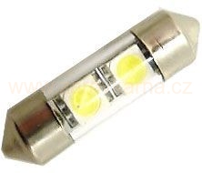 Žárovka LED SV8,5-8 sufit 31mm 12V bílá, 2xSMD 5050