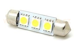 Žárovka LED SV8,5-8 sufit 36mm 12V, bílá