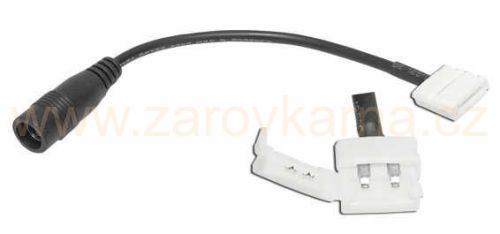 Konektor napájecí pro LED pásky 2,1/5,5, pásek 10 mm