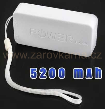 Externí baterie - Power Bank 5200mAh, Li-ion